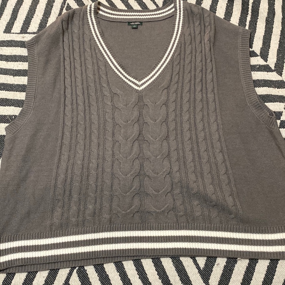 Plus size sweater vest